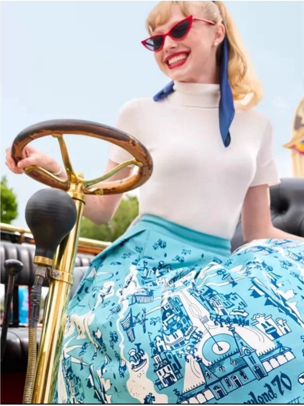 Disney Parks Disneyland 70th Anniversary Skirt Vault Collection